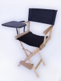 Кресло режиссера складное,цвет натуральный (высокий стул с пюпитром