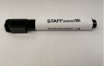 STAFF Маркер стираемый для белой доски на магните со стирателем, черный, Staff Manager, 3 мм, 152005