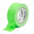 Клейкая лента тейп PRO-GAFF флуоресцентный, зелёный на тканевой основе 48мм х 22.86м