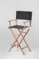 РАСПРОДАЖА Кресло режиссера складное (стул высокий, массив ясень) цвет ясень натуральный покрытие - 